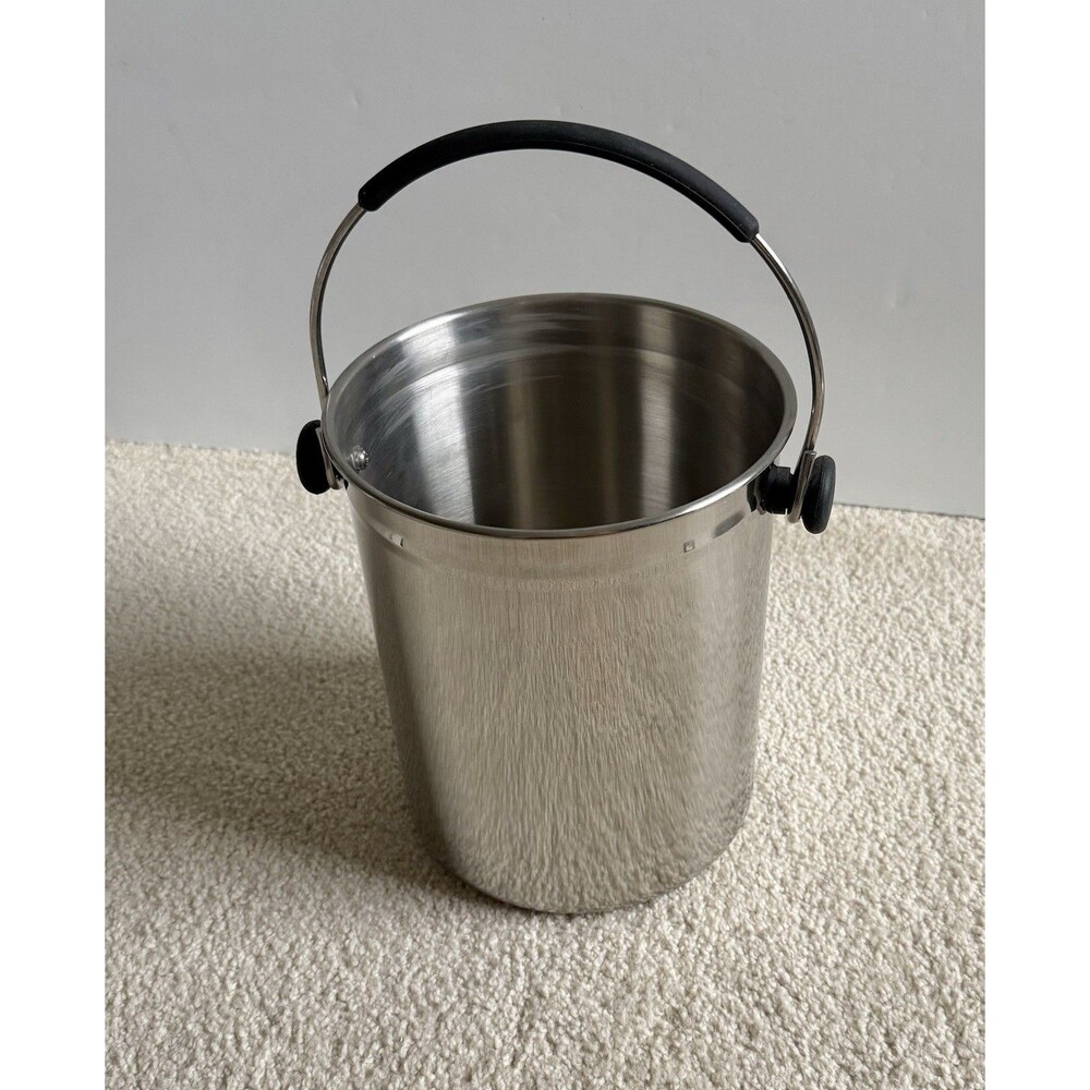 Grip-Ez Countertop Compost Bin Kitchen 1 Gallon Odorless Stainless Steel w/Lid - Picture 3 of 13